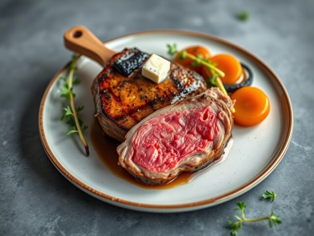 Entrecote met roquefort