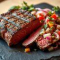 Entrecote met salsa