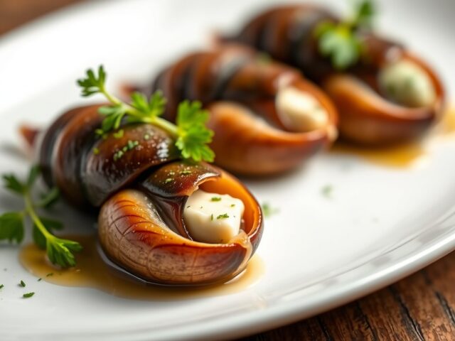 Escargots au Roquefort