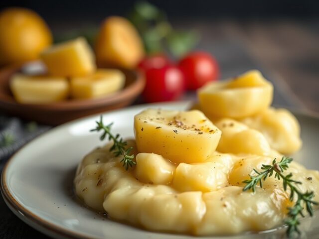 Espuma van aardappel — AI-gegenereerde illustratie
