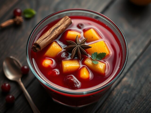 Exotische fruitsoep