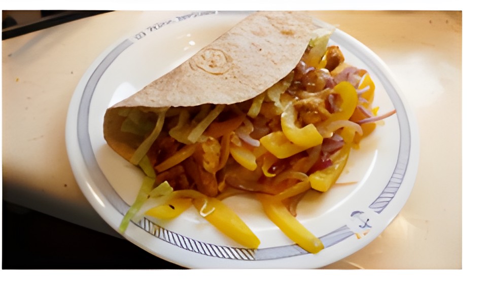 Fajitas met kip en SAMBAL – YOGHURT