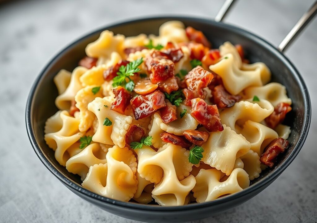 Farfalle met bloemkool, AI-gegenereerde illustratie