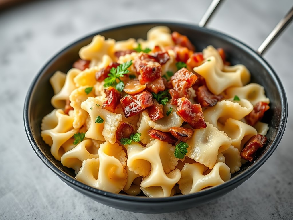 Farfalle met bloemkool, AI-gegenereerde illustratie