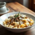Farfalle met champignons