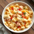 Farfalle met romige zalmsaus