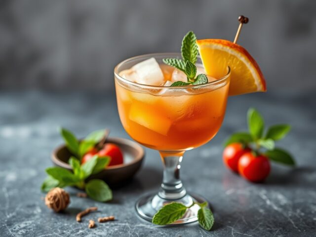 Fat Boy Cocktail — AI-gegenereerde illustratie
