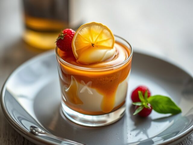 Feestelijk Fonkelwijn dessert