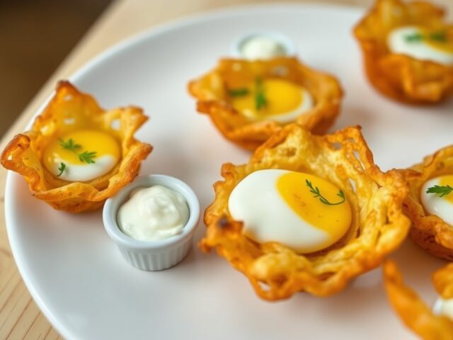 Feestelijke Aardappelnestjes met kwarteleitjes