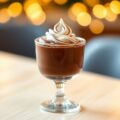 Feestelijke chocolade mousse