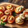 Feestelijke crostini’s met olijvenpralines
