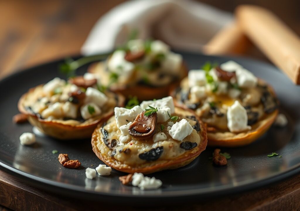 Feta groenteflapjes, AI-gegenereerde illustratie