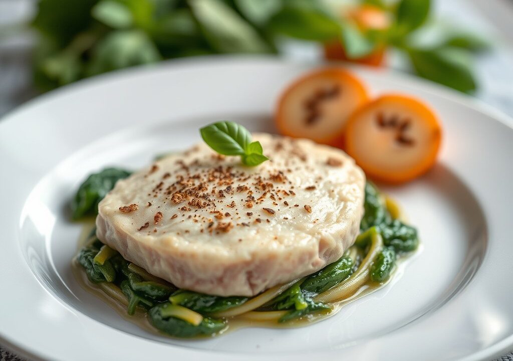 Filet de dinde aux épices, AI-gegenereerde illustratie