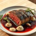 Filet van Moeflon met rozemarijn en knoflook