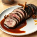 Filet van wilde eend met kaneel en koffie