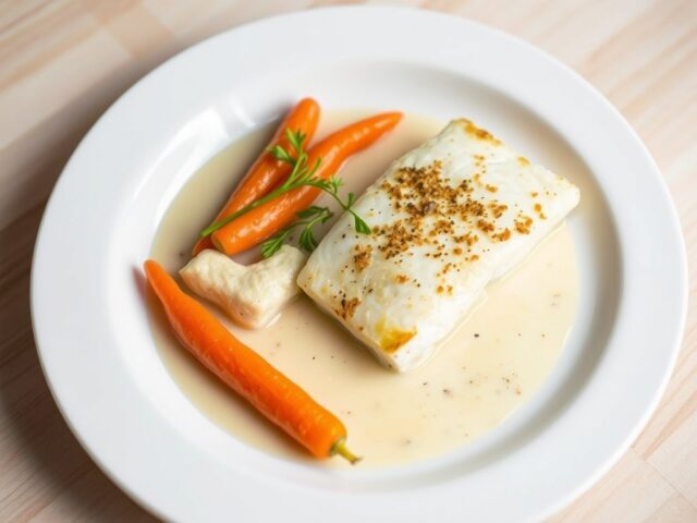 Filets van griet met noilly pratsaus