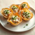 Filodeegbakje met runderhamsalade