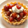 filodeegtaartje met druivensalsa