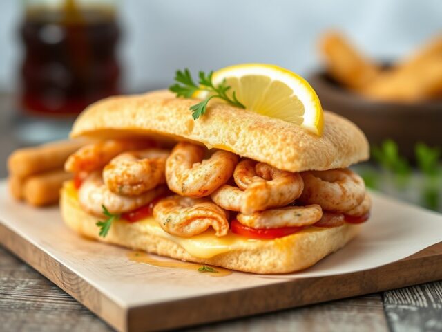 Fingersandwich van rog in aardappelkorst, mousseline met kappertjes — AI-gegenereerde illustratie