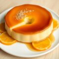 Flan met clementines en gember