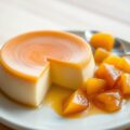 Flan met Kweepeer-Compôte