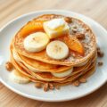 Flensjes met banaan en mandarijn