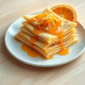Flensjes met sinaasappel