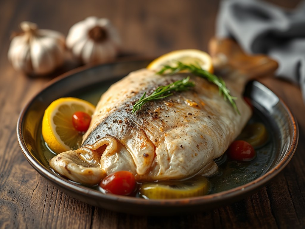 Forel in Hertog Jan Tripel, AI-gegenereerde illustratie