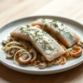 Forel met champagnedressing