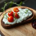 Forellencreme op roggebrood