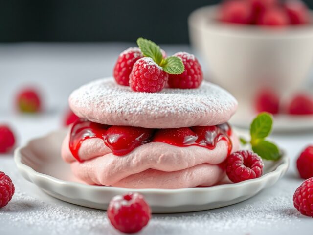 Frambozen bavarois