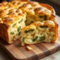 Frans kaasbrood met aardappeltjes en kruiden