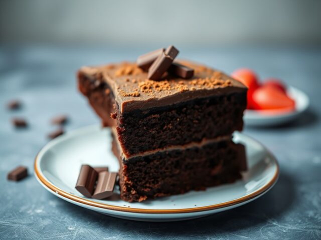 Franse chocoladetaart