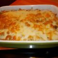 Franse ovenschotel met hamlappen, tomaten en wittte bonen
