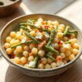Fregula met Groene Asperges en Citroen