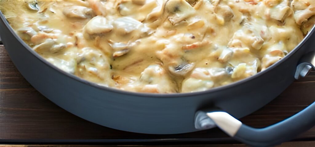 Fricassée de porc, een romige stoofpot van varkensvlees