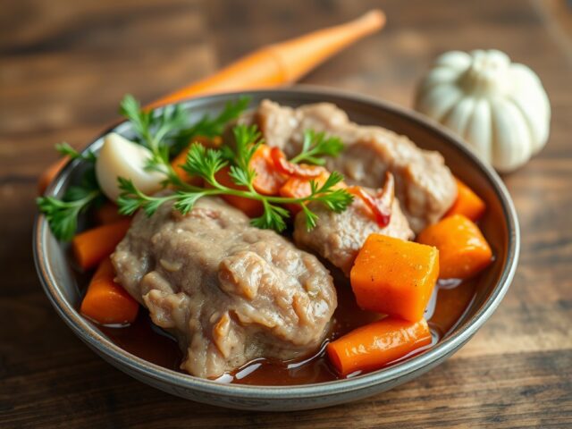 Fricassee van kalfsvlees