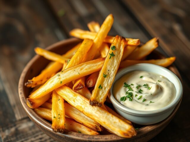 Frietjes van pastinaak