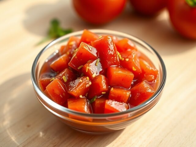 Fris- zure tomatenrelish