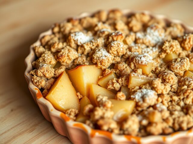 Frisromige appel perencrumble