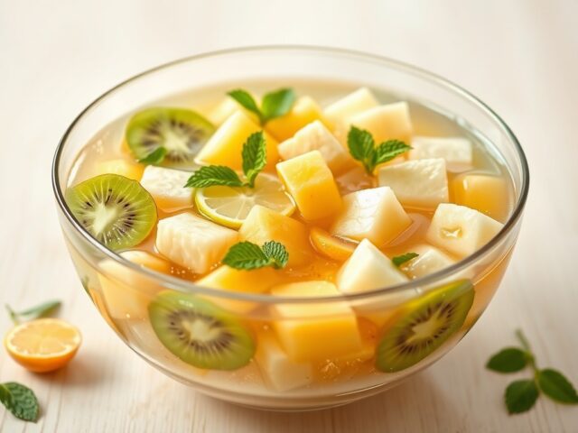 Frisse bowl voor buiten
