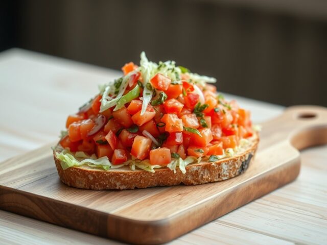 Frisse groentespread voor op brood