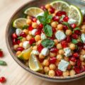 Frisse kikkererwtensalade met granaatappel