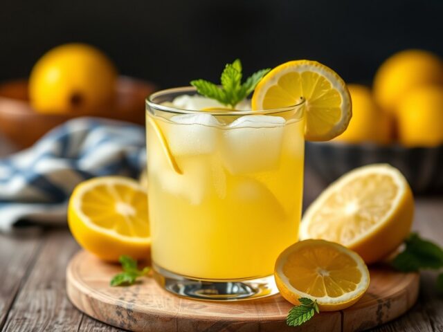 Frisse limonade — AI-gegenereerde illustratie