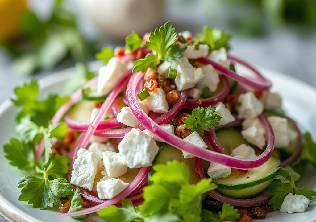 frisse salade, AI-gegenereerde illustratie