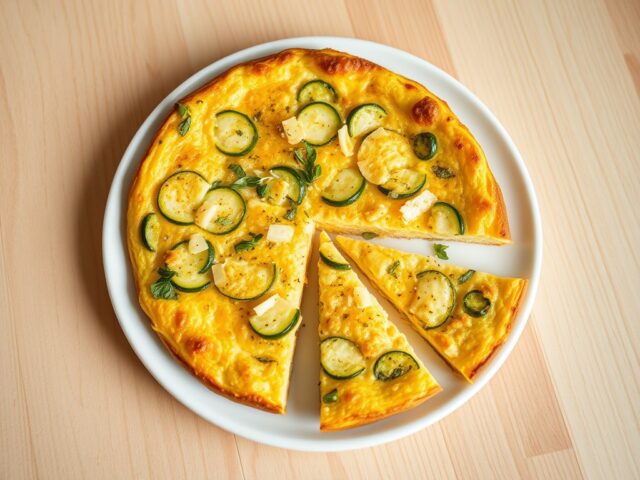 Fritatta met courgette