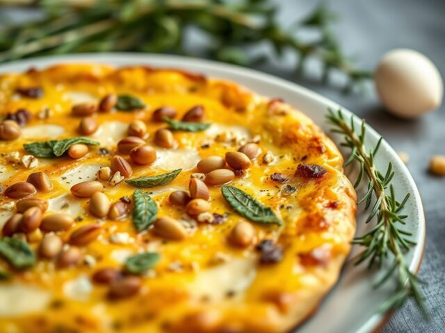Frittata met raapsteeltjes