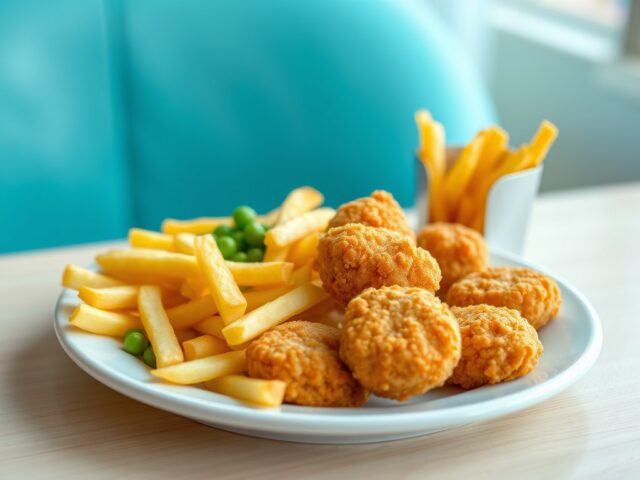 Frituur menu-tje voor kinderen