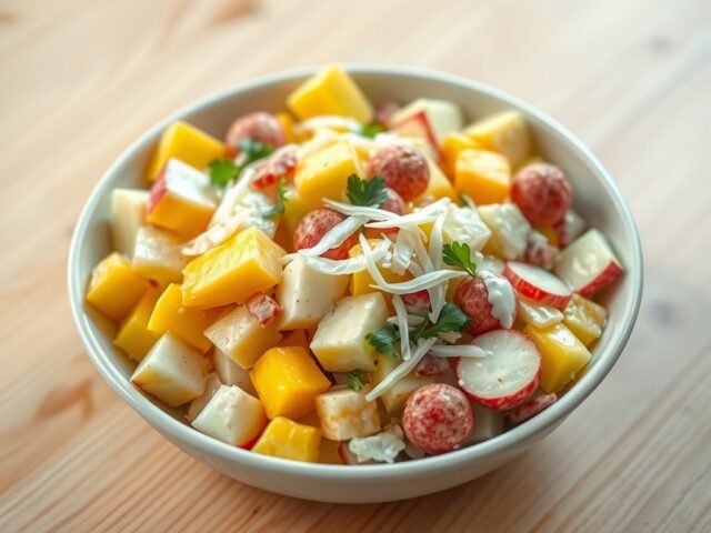Fruit salade met bumbu soto