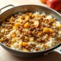 fruitige rijstgehaktschotel